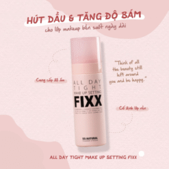 Xịt Khóa Lớp Trang Điểm Tạo Hiệu Ứng Căn Bóng ALL DAY TIGHT MAKE UP SETTING FIXX 75ml