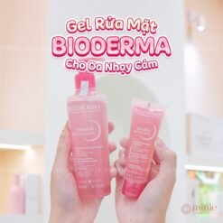 Gel Rửa Mặt Ngăn Ngừa Mụn Cho Da Nhạy Cảm Bioderma Sensibio Gel Moussant