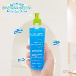 Gel Rửa Mặt Ngăn Ngừa Mụn Cho Da Hỗn Hợp Bioderma Sebium Gel Moussant