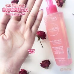 Gel Rửa Mặt Ngăn Ngừa Mụn Cho Da Nhạy Cảm Bioderma Sensibio Gel Moussant