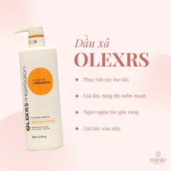 Bộ Gội Xả Ngăn Ngừa Rụng Tóc Olexrs + Hair Salon Pure 100% Argan Oil