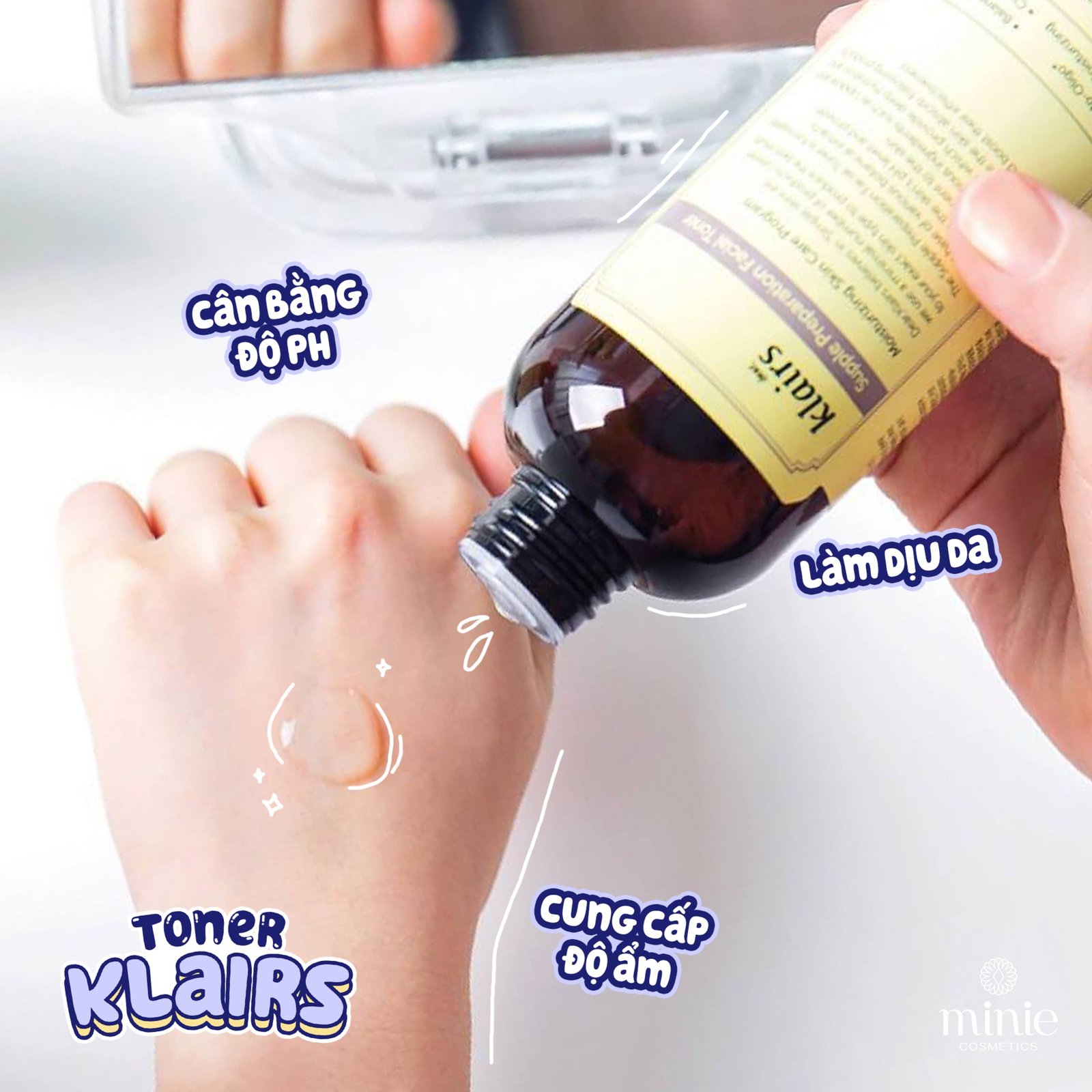 Nước Hoa Hồng Dưỡng Ẩm, Làm Dịu Da Klairs Supple Preparation Toner