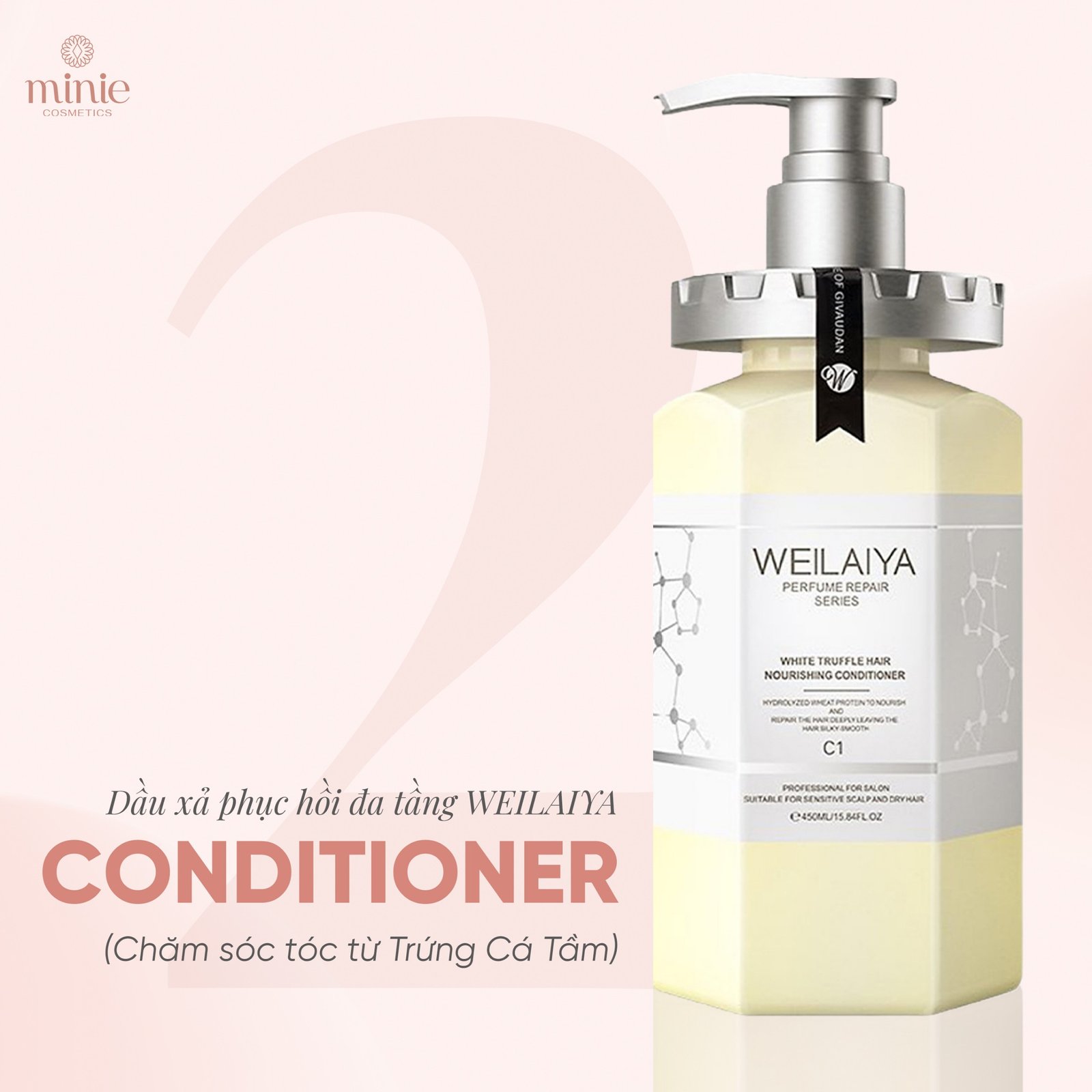 Bộ Gội Xả Phục Hồi Nấm Đa Tầng Truffle Weilaiya Perfume Repair Series