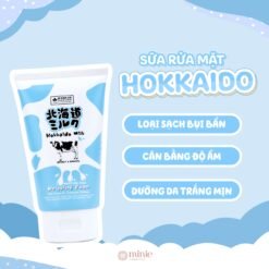 Sữa rửa mặt dưỡng ẩm và mịn da Made In Nature Hokkaido 100g