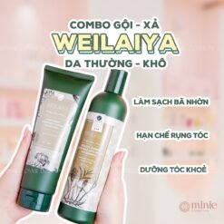 Bộ Dầu Gội Và Xả Hà Thủ Ô Weilaiya Hair Strength Shampoo & Conditioner