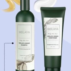 Bộ Dầu Gội Và Xả Gừng Weilaiya Hair Strength Shampoo & Conditioner