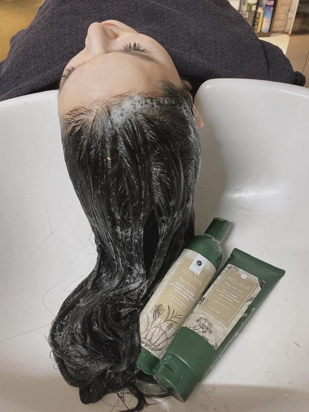 Bộ Dầu Gội Và Xả Hà Thủ Ô Weilaiya Hair Strength Shampoo & Conditioner