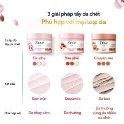 Tẩy Tế Bào Chết Body Dưỡng Da Sáng Mịn Tức Thì DOVE Moisturizing Body Scrub 298g