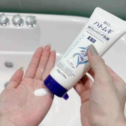 Sữa Rửa Mặt Tẩy Trang Hatomugi Dưỡng Sáng Da Reihaku Hatomugi W Cleansing Foam 130g
