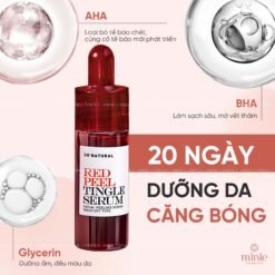 Serum So'Natural Tái Tạo Peel Da Sinh Học 11ml Red Peel Tingle Serum