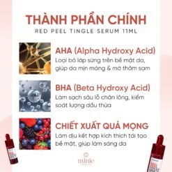 Serum So'Natural Tái Tạo Peel Da Sinh Học 11ml Red Peel Tingle Serum