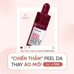 Serum So'Natural Tái Tạo Peel Da Sinh Học 11ml Red Peel Tingle Serum