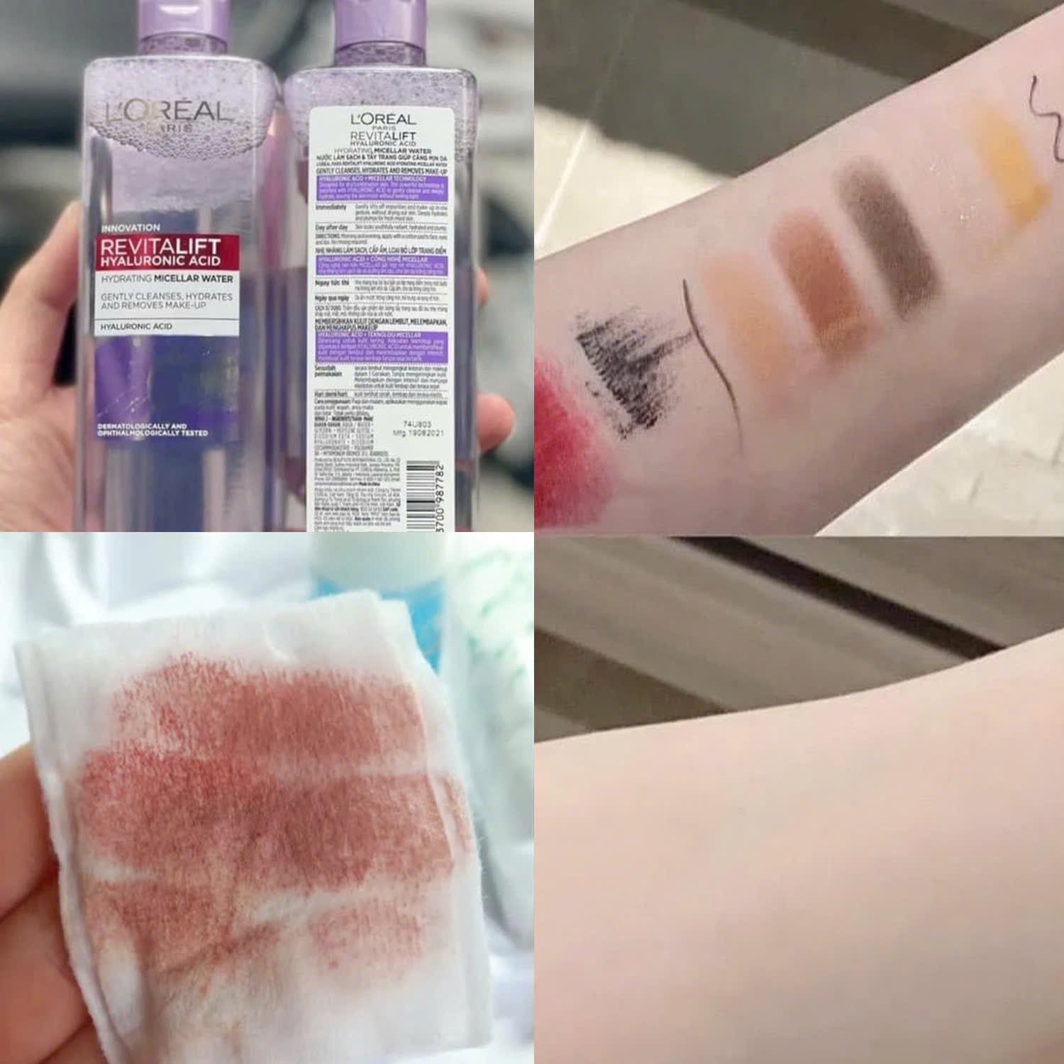 Nước Tẩy Trang Làm Sạch Và Siêu Cấp Ẩm L'oreal Revitalift Hyaluronic Acid Hydrating Micellar Water