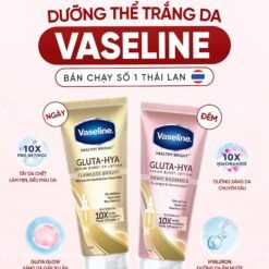 Sữa dưỡng thể chống nắng Vaseline Gluta-Hya Serum Burst UV Lotion