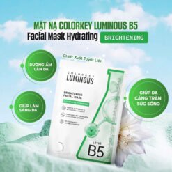 Mặt nạ B5 cấp ẩm, hỗ trợ phục hồi da COLORKEY LUMINOUS Facial Mask 25ml