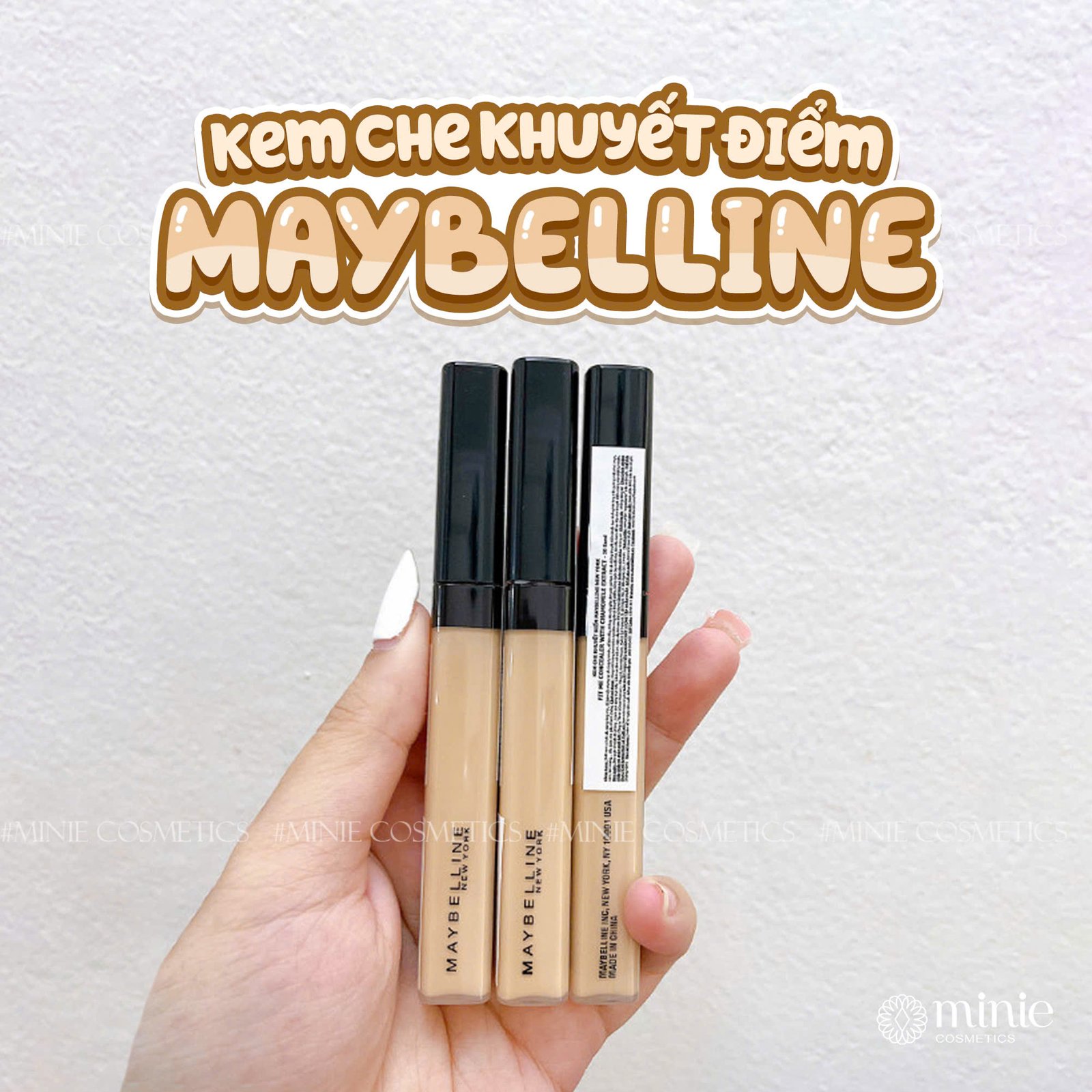 Kem Che Khuyết Điểm Mịn Lì Maybelline Fit Me Concealer With Chamomile Extract 6.8ml