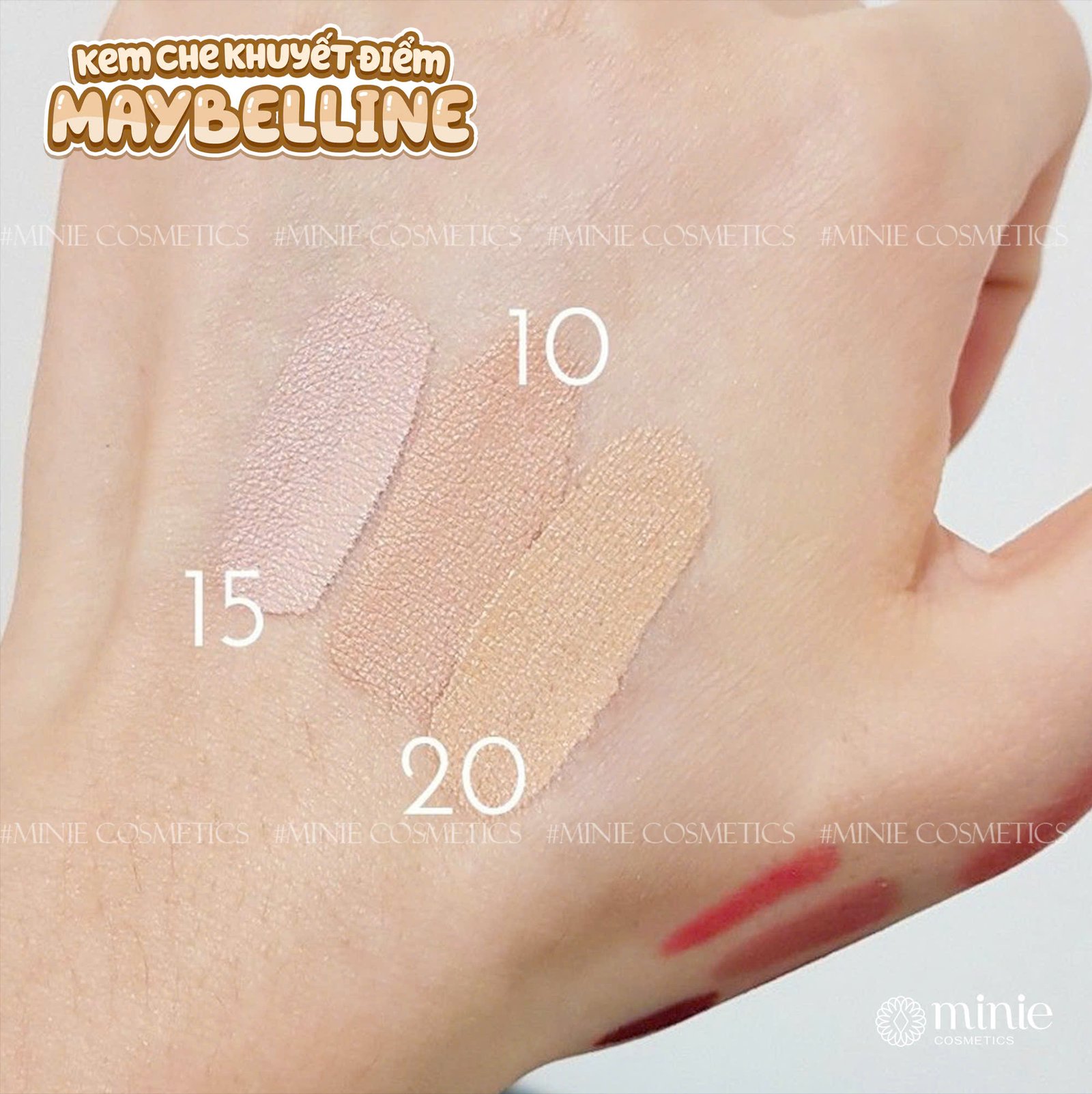 Kem Che Khuyết Điểm Mịn Lì Maybelline Fit Me Concealer With Chamomile Extract 6.8ml