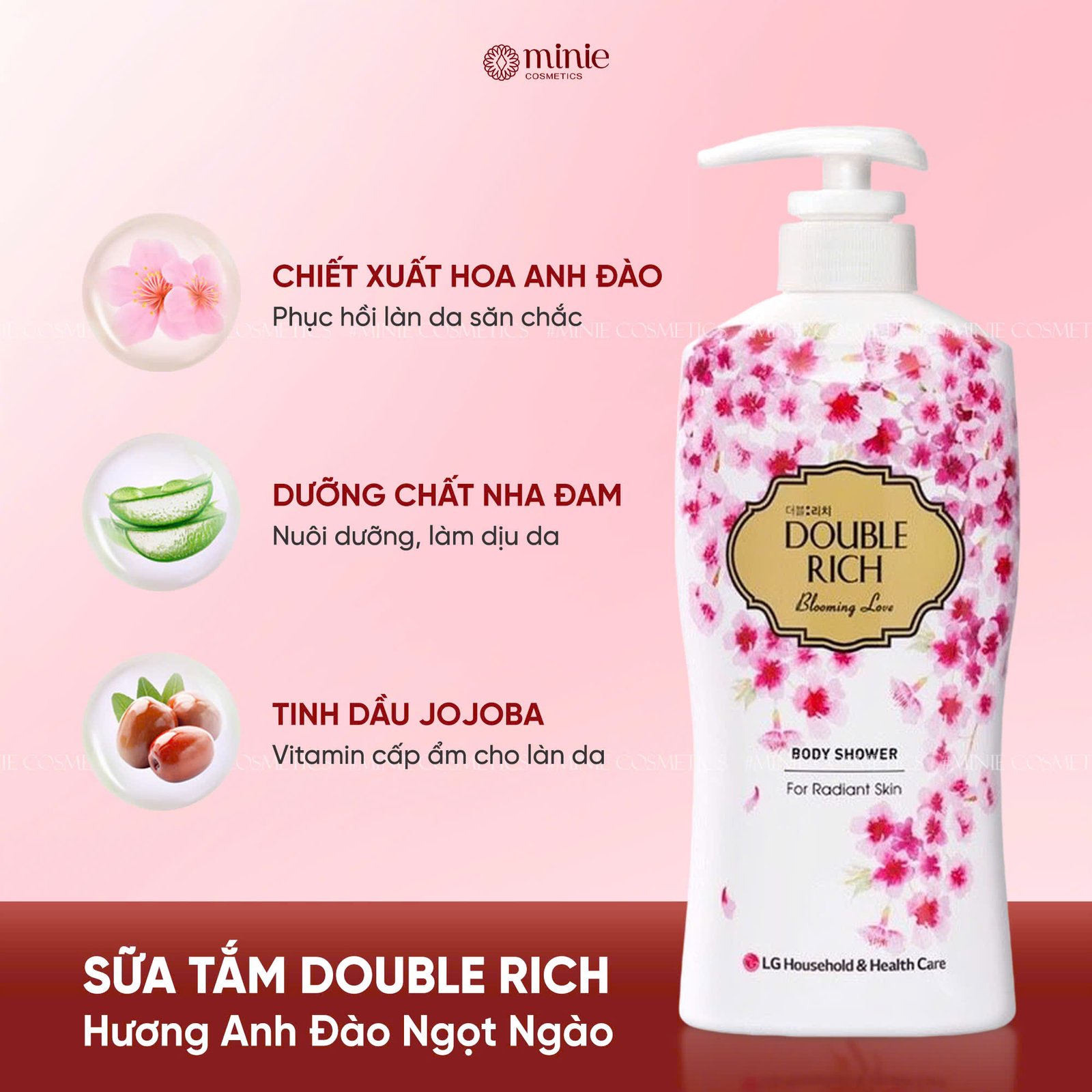Sữa tắm hương nước hoa Double Rich Body Shower 800g