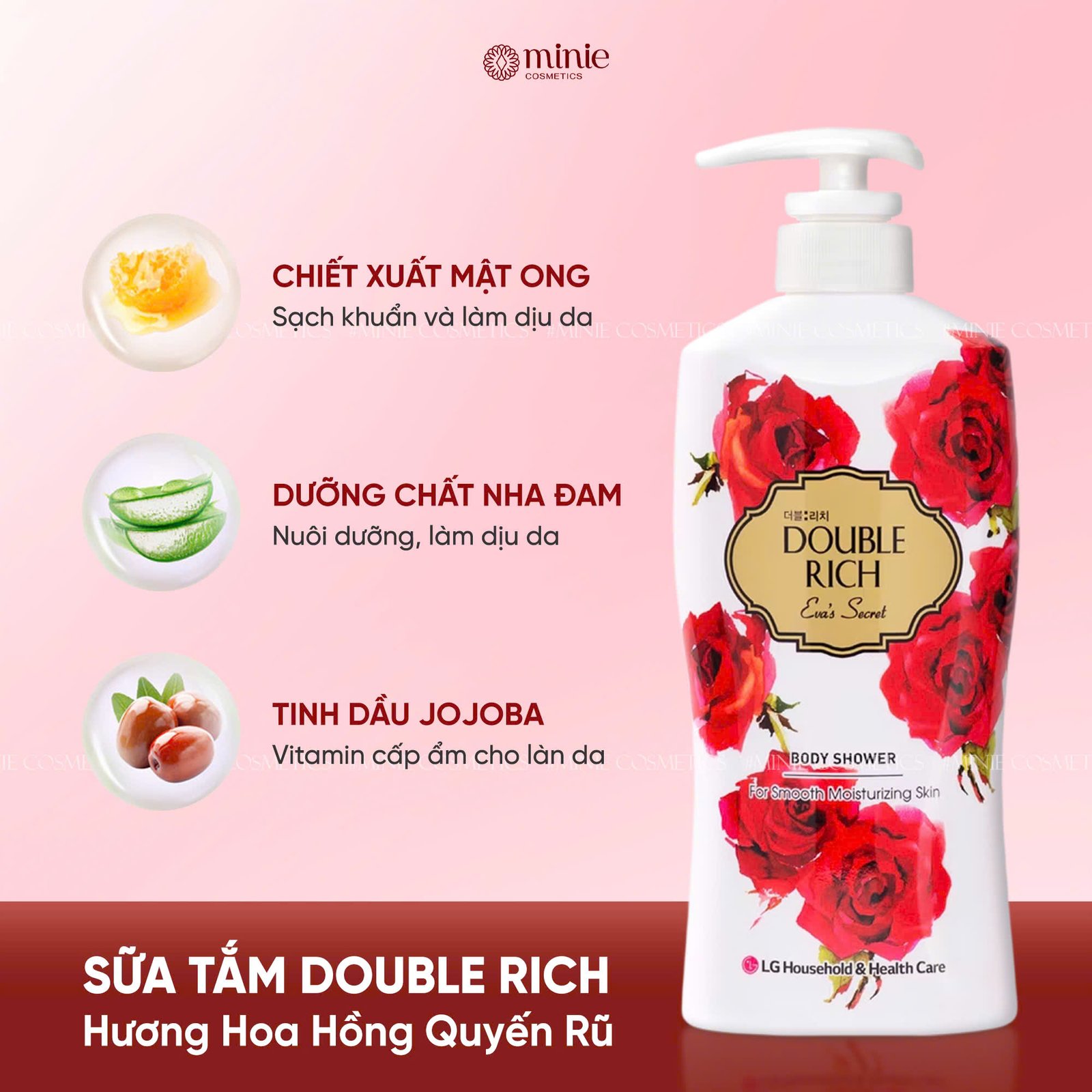 Sữa tắm hương nước hoa Double Rich Body Shower 800g
