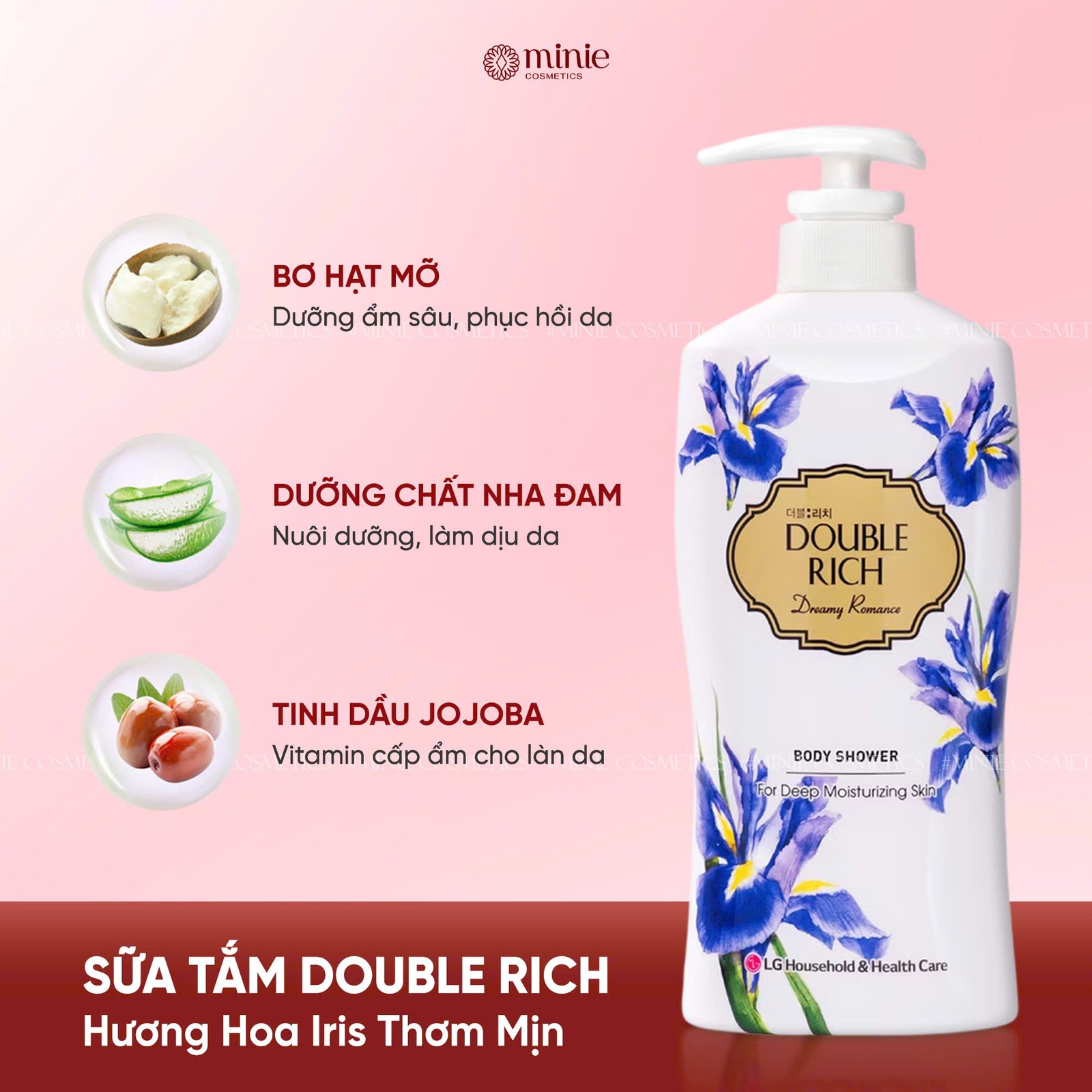 Sữa tắm hương nước hoa Double Rich Body Shower 800g