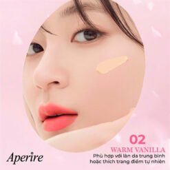 Cushion Chống Nắng Che Phủ Hoàn Hảo Aperire Day Dream Cover Cushion SPF50+/PA++++ 13g
