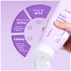 Combo Sữa rửa mặt TIA'M 200ml & Kem chống nắng LAMIC 50ml