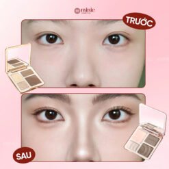 Bảng phấn bắt sáng tạo khối 4 ô Judydoll Highlight & Contour 9g