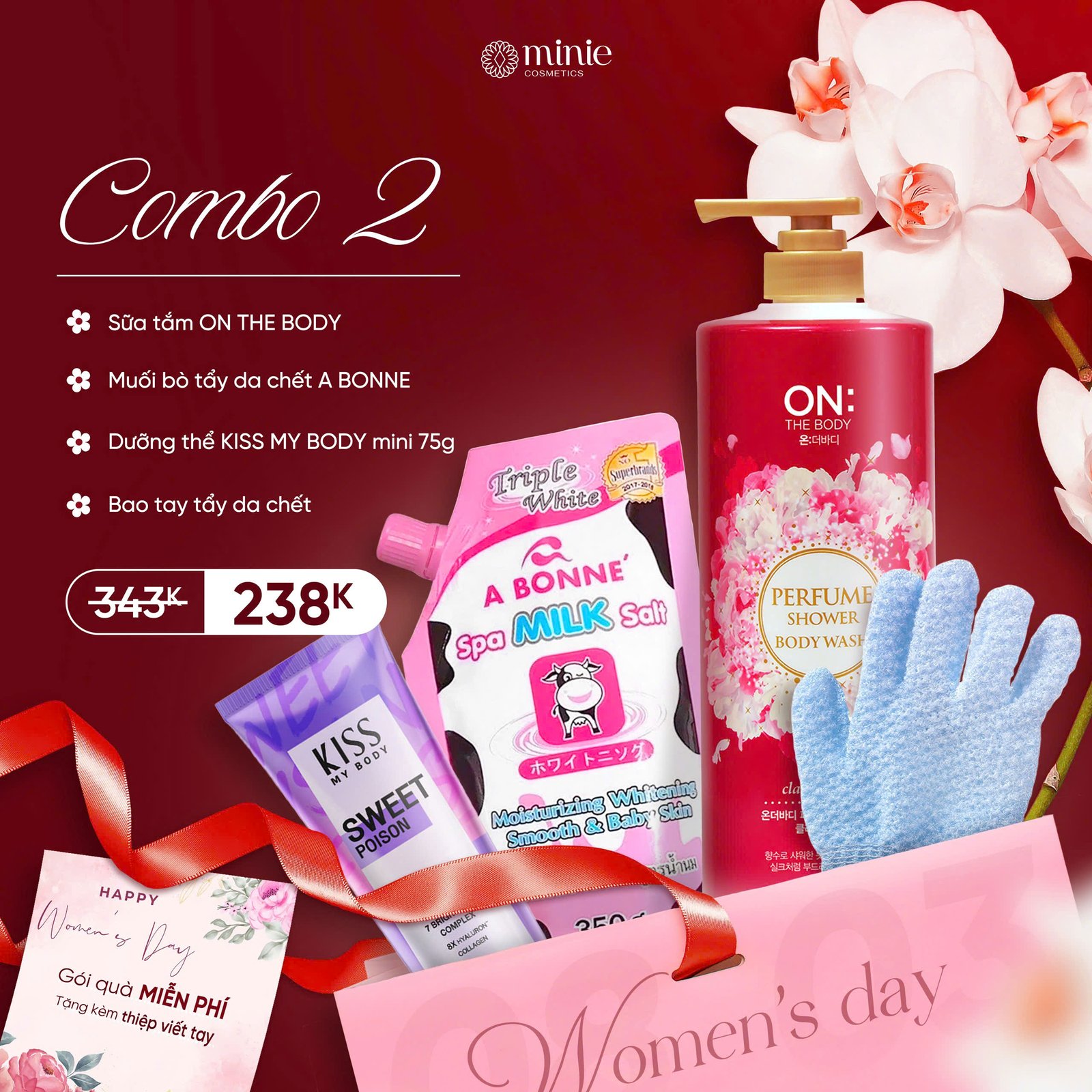 Set quà tặng 8 tháng 3 - COMBO 2 (4 Món)