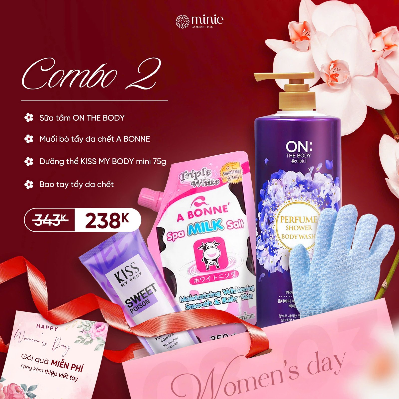 Set quà tặng 8 tháng 3 - COMBO 2 (4 Món)