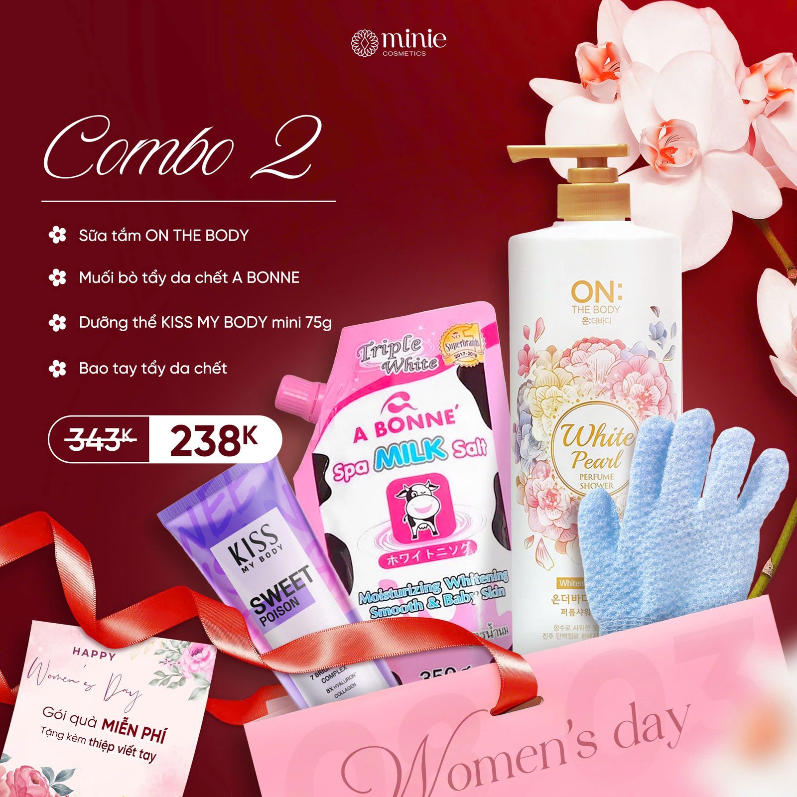 Set quà tặng 8 tháng 3 - COMBO 2 (4 Món)