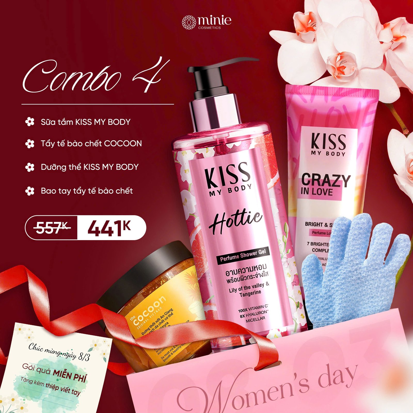 Set quà tặng 8 tháng 3 - COMBO 4 (4 Món)