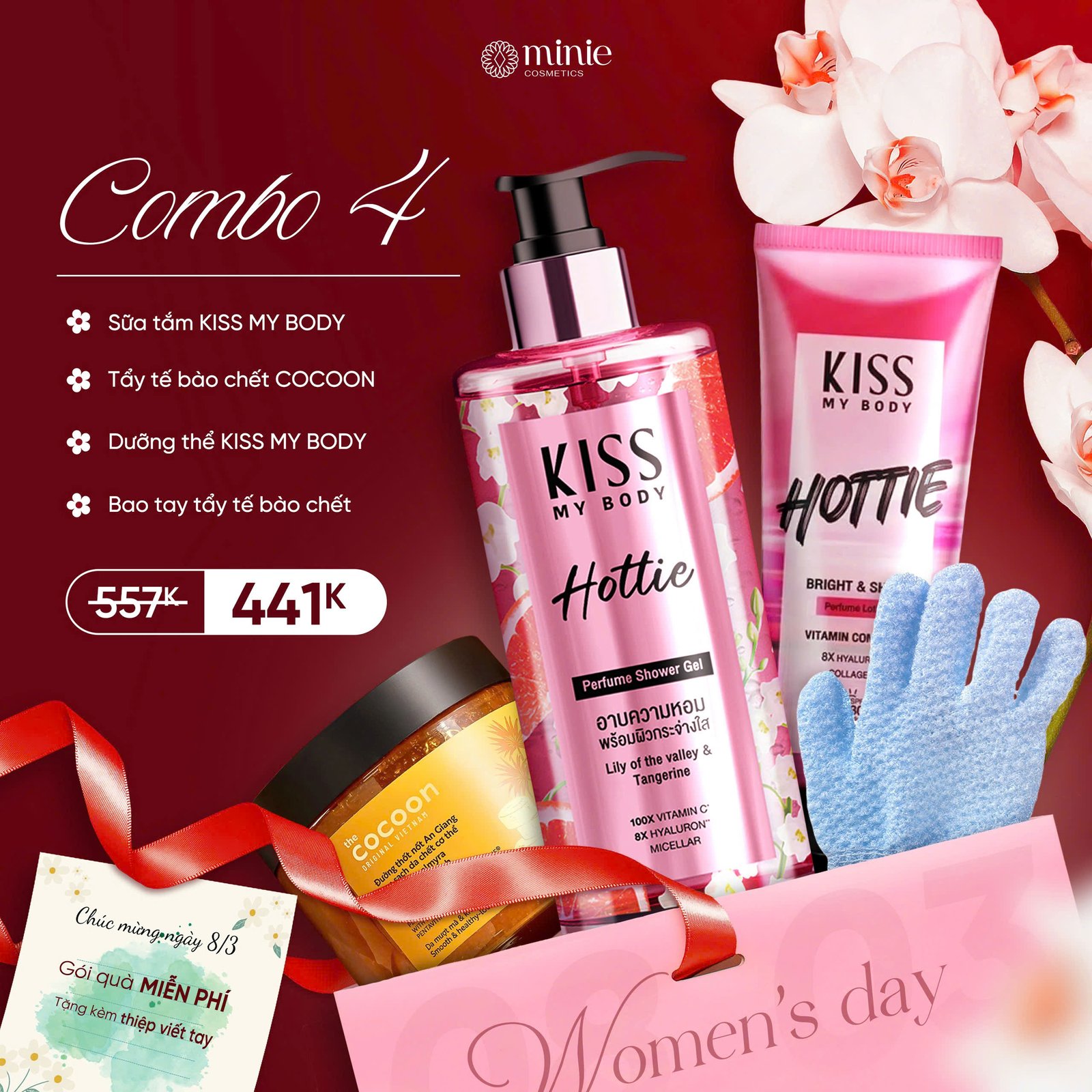 Set quà tặng 8 tháng 3 - COMBO 4 (4 Món)