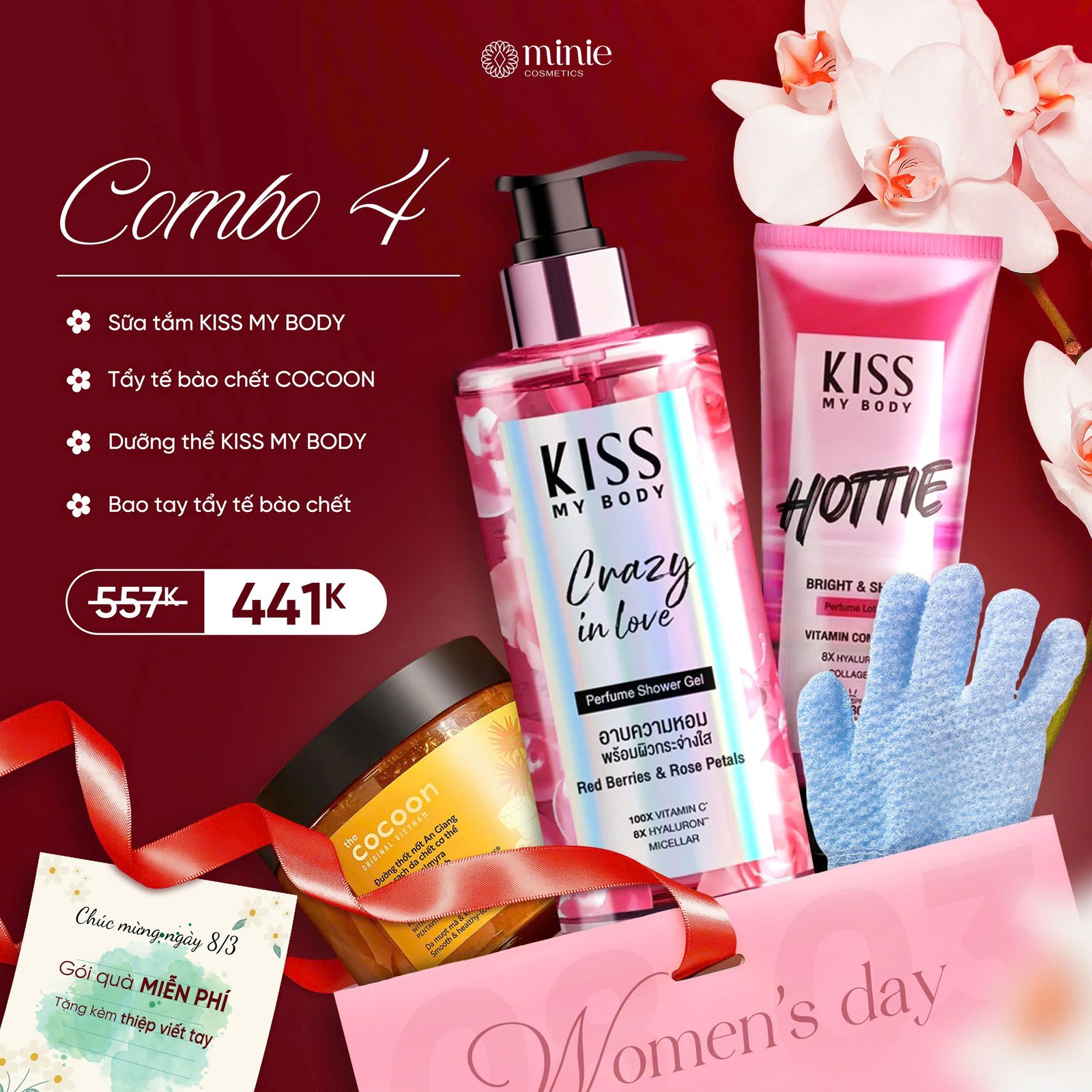 Set quà tặng 8 tháng 3 - COMBO 4 (4 Món)