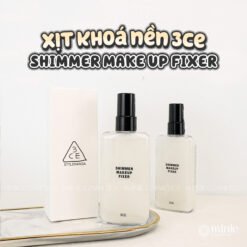 Xịt khóa lớp trang điểm 3CE Shimmer Makeup Fixer 95ml