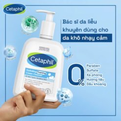 Sữa rửa mặt tạo bọt dịu lành cho da nhạy cảm Cetaphil Hydrating Foaming