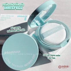 Phấn phủ bột kiềm dầu innisfree No Sebum Mineral Powder 5g